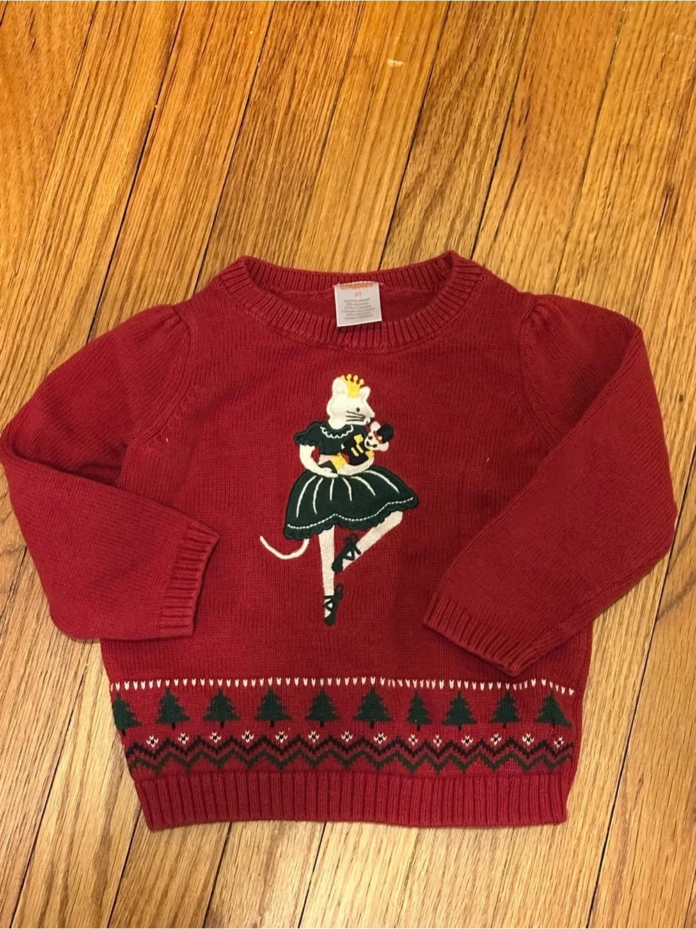 Gymboree Nutcracker Mouse Knit Sweater